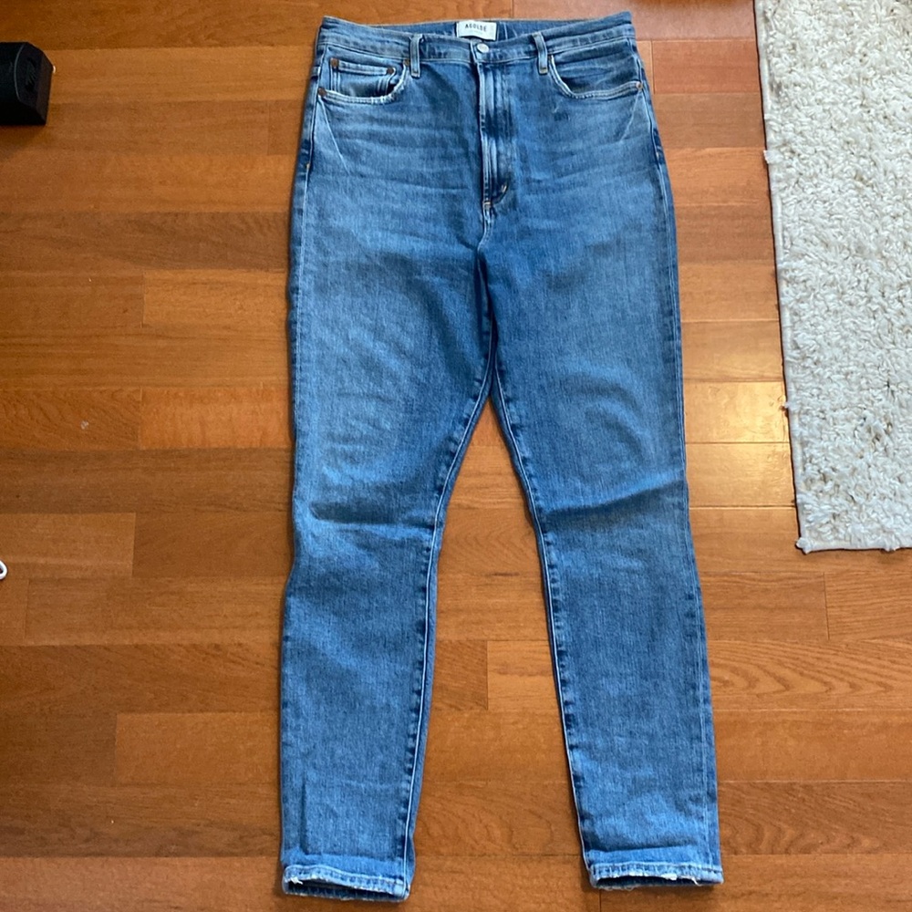 AGOLDE pinch waist skinny 29 medium blue